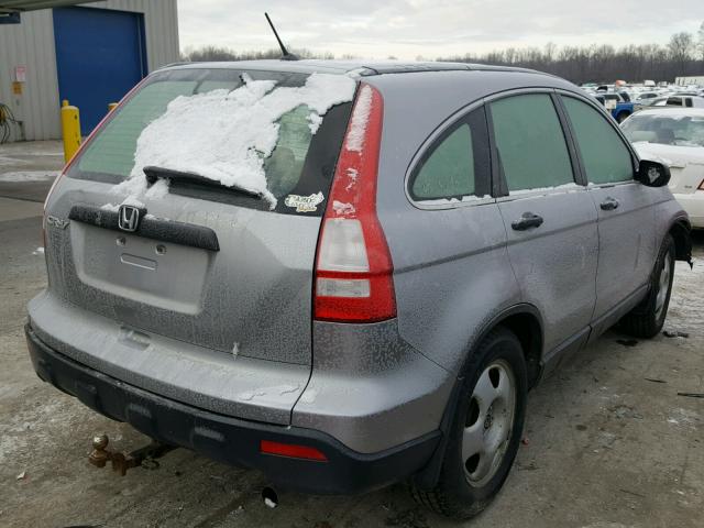 JHLRE48327C047556 - 2007 HONDA CR-V LX SILVER photo 4