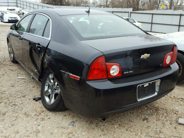 1G1ZH57NX94222347 - 2009 CHEVROLET MALIBU 1LT BLACK photo 3