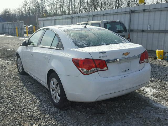 1G1PA5SH3D7268445 - 2013 CHEVROLET CRUZE LS WHITE photo 3