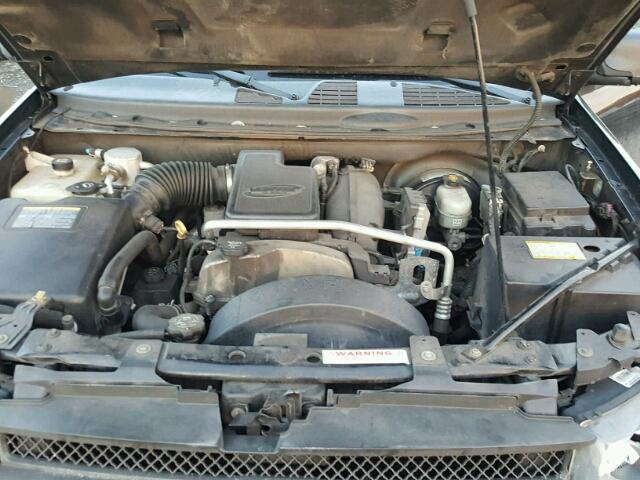 1GNDT13S572254840 - 2007 CHEVROLET TRAILBLAZE BLACK photo 7