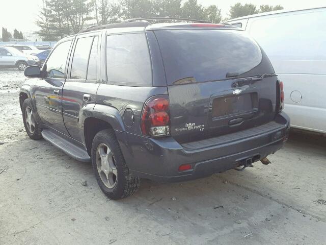 1GNDT13S862291945 - 2006 CHEVROLET TRAILBLAZE GRAY photo 3