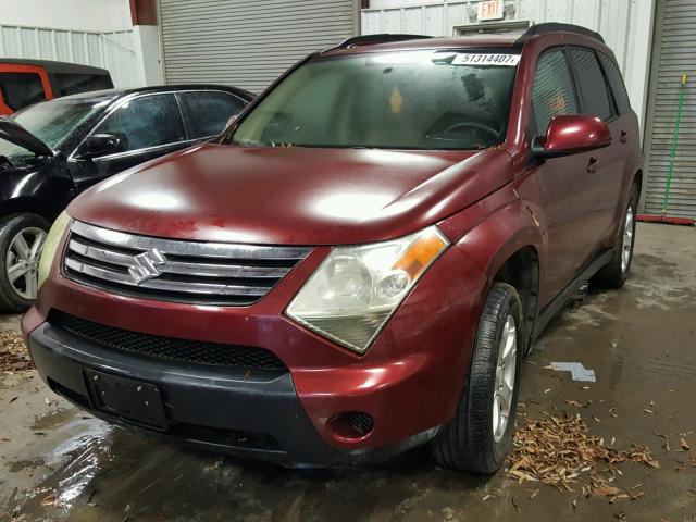 2S3DB217686109733 - 2008 SUZUKI XL7 MAROON photo 2