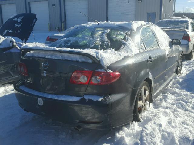 1YVHP80D455M16413 - 2005 MAZDA 6 S GRAY photo 4