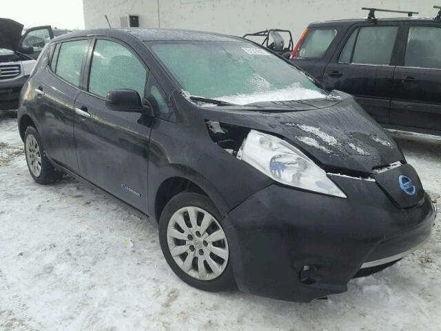 1N4AZ0CP1DC422873 - 2013 NISSAN LEAF S BLACK photo 1