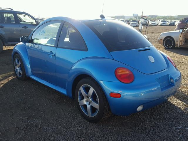 3VWGK31C64M419926 - 2004 VOLKSWAGEN NEW BEETLE 蓝色 照片 3