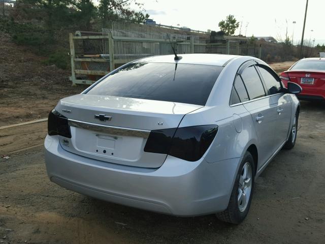 1G1PF5SCXC7325406 - 2012 CHEVROLET CRUZE LT SILVER photo 4