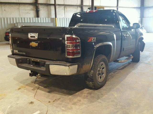 1GCEK14J88Z103845 - 2008 CHEVROLET SILVERADO BLACK photo 4