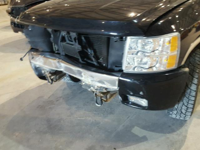 1GCEK14J88Z103845 - 2008 CHEVROLET SILVERADO BLACK photo 9