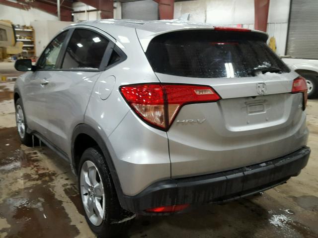 3CZRU6H34GM745347 - 2016 HONDA HR-V LX SILVER photo 3