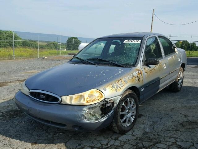 1FAFP66L0YK143773 - 2000 FORD CONTOUR SE BLUE photo 2