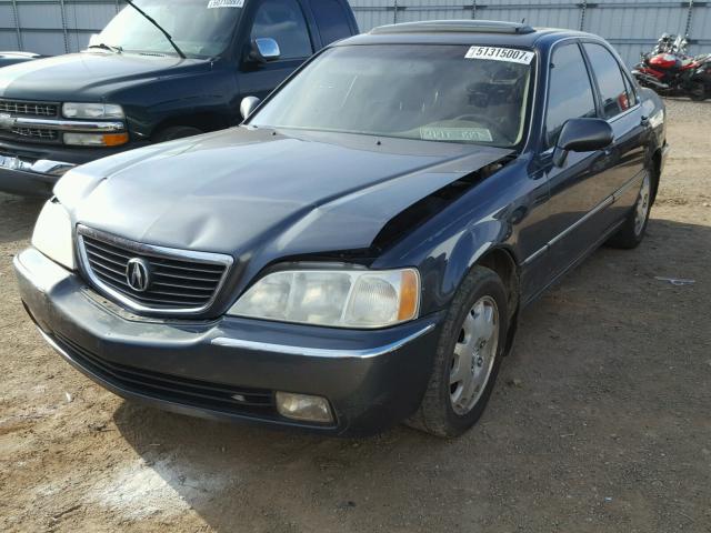 JH4KA96604C006938 - 2004 ACURA 3.5RL BLUE photo 2