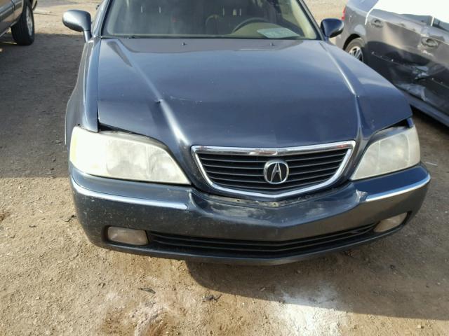 JH4KA96604C006938 - 2004 ACURA 3.5RL BLUE photo 9