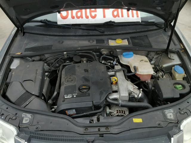 WVWAD63B95P026409 - 2005 VOLKSWAGEN PASSAT GLS GRAY photo 7