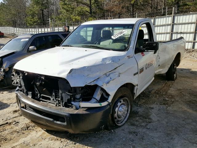 3C6LD4AT3CG280876 - 2012 DODGE RAM 2500 S WHITE photo 2