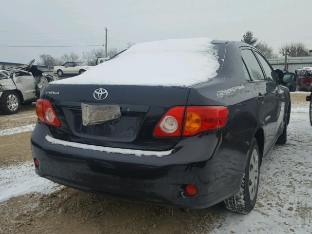 JTDBL40E29J021300 - 2009 TOYOTA COROLLA BA BLACK photo 4