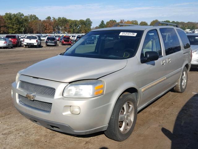 1GNDV33117D190586 - 2007 CHEVROLET UPLANDER L 棕色 照片 2