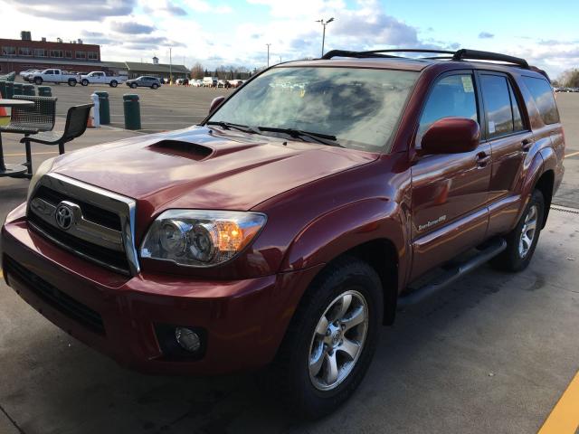 JTEBU14R68K028408 - 2008 TOYOTA 4RUNNER SR RED photo 2