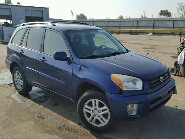 JTEGH20V930113072 - 2003 TOYOTA RAV4 BLUE photo 1