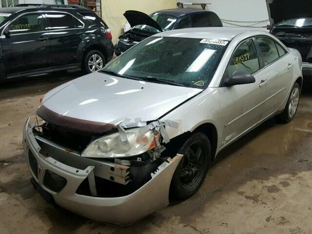 1G2ZG58N674212733 - 2007 PONTIAC G6 BASE SILVER photo 2