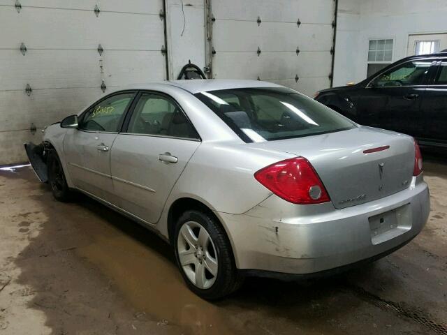 1G2ZG58N674212733 - 2007 PONTIAC G6 BASE SILVER photo 3