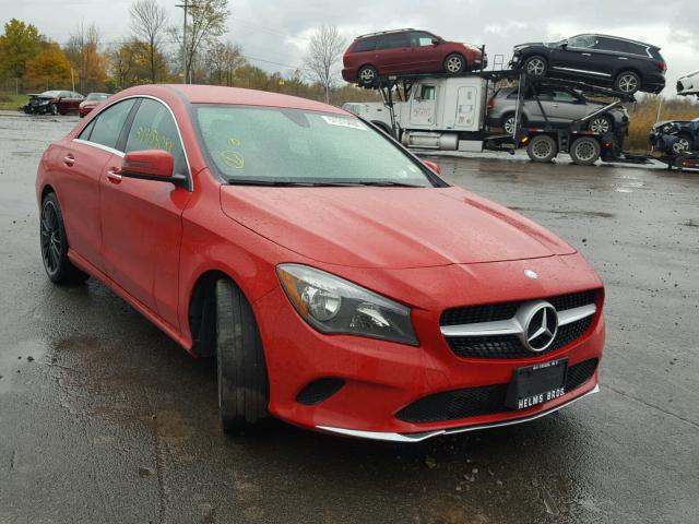 WDDSJ4GB0HN423170 - 2017 MERCEDES-BENZ CLA 250 4M RED photo 1