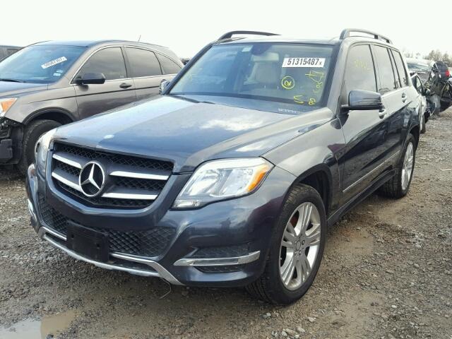 WDCGG5HB2EG215899 - 2014 MERCEDES-BENZ GLK 350 GRAY photo 2