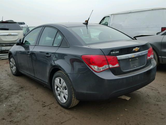 1G1PA5SH9E7289155 - 2014 CHEVROLET CRUZE LS CHARCOAL photo 3