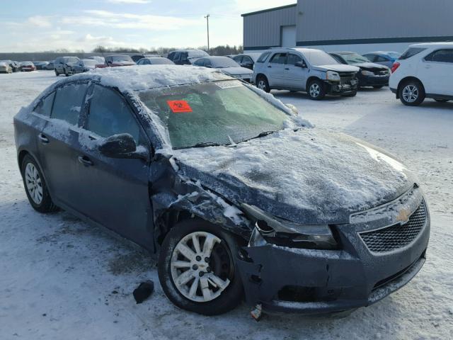 1G1PC5SH0B7149727 - 2011 CHEVROLET CRUZE LS BLUE photo 1