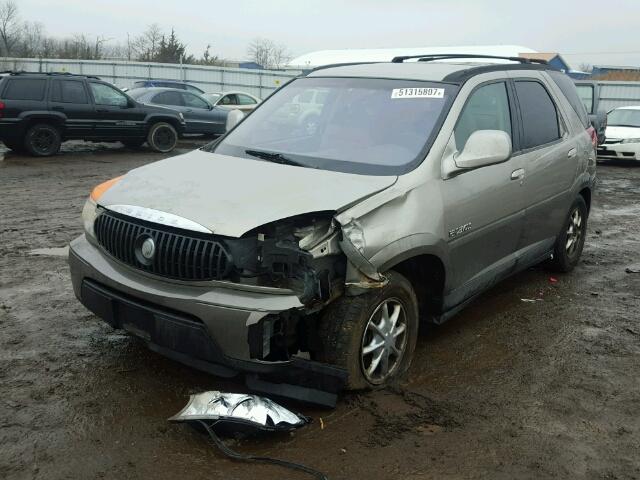 3G5DB03E42S520532 - 2002 BUICK RENDEZVOUS BEIGE photo 2