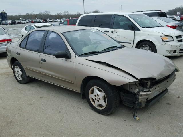 1G1JC52F137109565 - 2003 CHEVROLET CAVALIER BEIGE photo 1