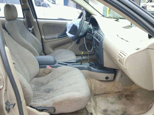 1G1JC52F137109565 - 2003 CHEVROLET CAVALIER BEIGE photo 5