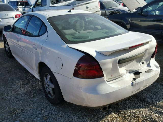 2G2WS522X41175483 - 2004 PONTIAC GRAND PRIX WHITE photo 3