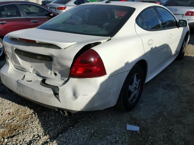 2G2WS522X41175483 - 2004 PONTIAC GRAND PRIX WHITE photo 4