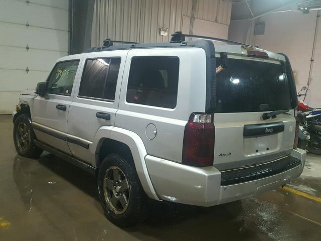 1J8HG48KX6C197304 - 2006 JEEP COMMANDER ვერცხლისფერი ფოტო 3