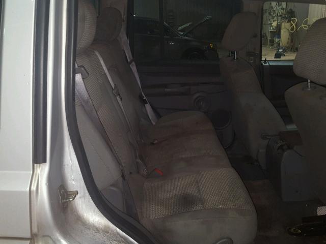 1J8HG48KX6C197304 - 2006 JEEP COMMANDER ვერცხლისფერი ფოტო 6