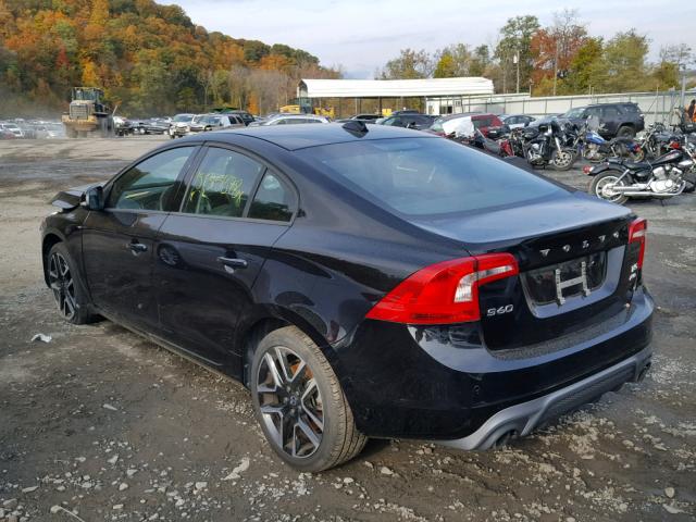 YV140MTL2J2465376 - 2018 VOLVO S60 DYNAMI BLACK photo 3