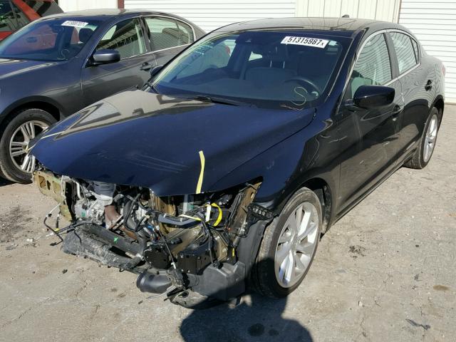 19UDE2F73GA015407 - 2016 ACURA ILX PREMIU BLACK photo 2