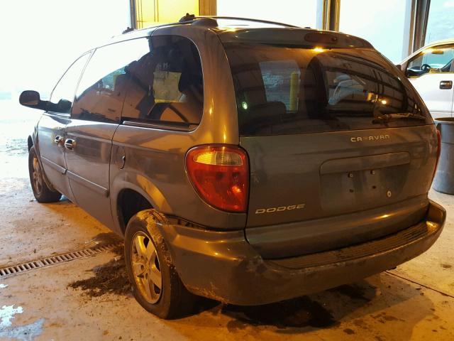 1D4GP45R45B229630 - 2005 DODGE CARAVAN SX GRAY photo 3