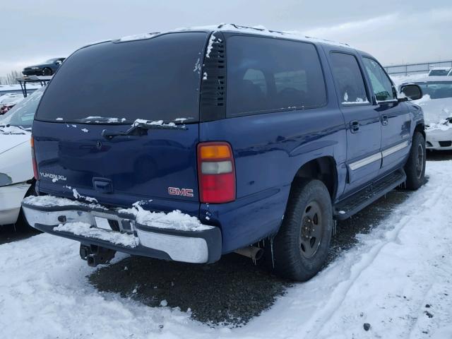 1GKFK16Z23J196963 - 2003 GMC YUKON XL K BLUE photo 4