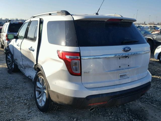 1FM5K7D83FGC65936 - 2015 FORD EXPLORER X WHITE photo 3