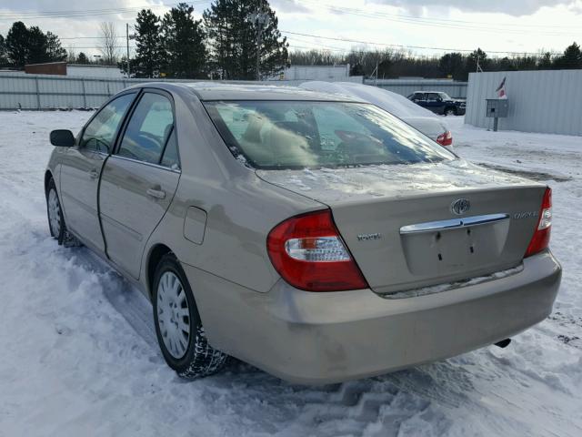 4T1BE30K64U292485 - 2004 TOYOTA CAMRY LE 金色 照片 3