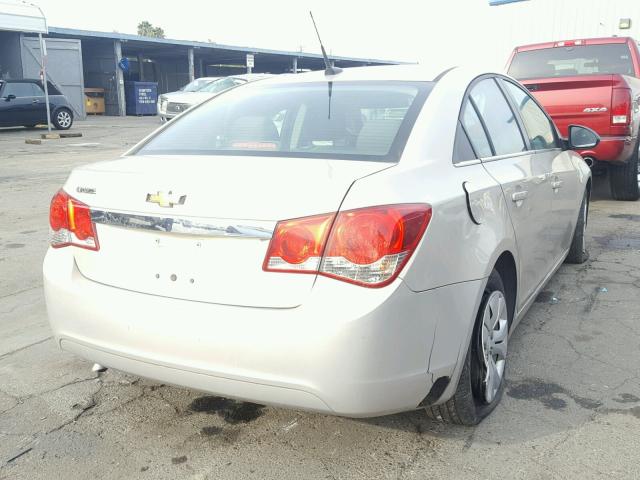 1G1PC5SH1C7125048 - 2012 CHEVROLET CRUZE LS TAN photo 4