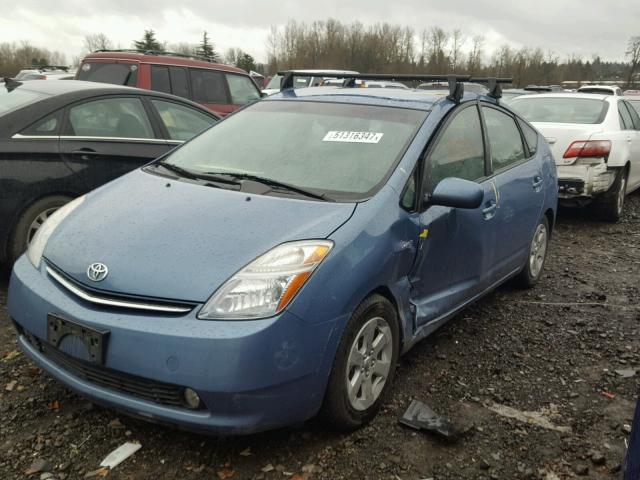 JTDKB20U177624280 - 2007 TOYOTA PRIUS BLUE photo 2