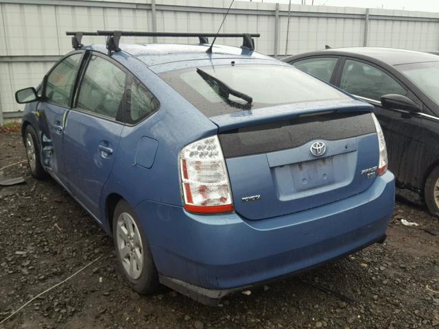 JTDKB20U177624280 - 2007 TOYOTA PRIUS BLUE photo 3