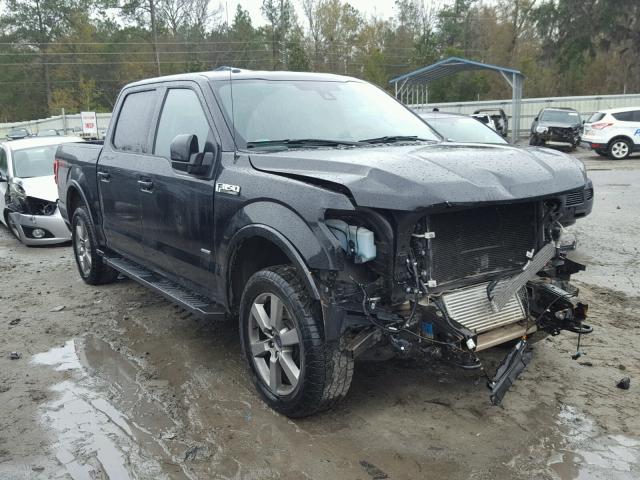 1FTEW1EG0FFB18930 - 2015 FORD F150 SUPER BLACK photo 1