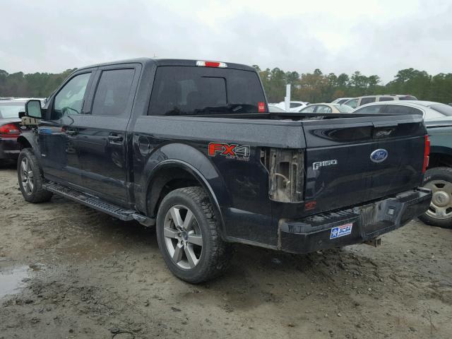 1FTEW1EG0FFB18930 - 2015 FORD F150 SUPER BLACK photo 3