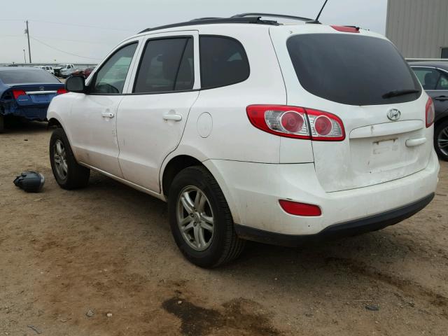 5XYZG3AB9BG045598 - 2011 HYUNDAI SANTA FE G WHITE photo 3