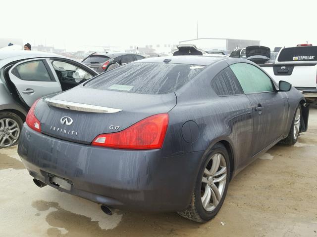 JNKCV64E98M125850 - 2008 INFINITI G37 BASE CHARCOAL photo 4