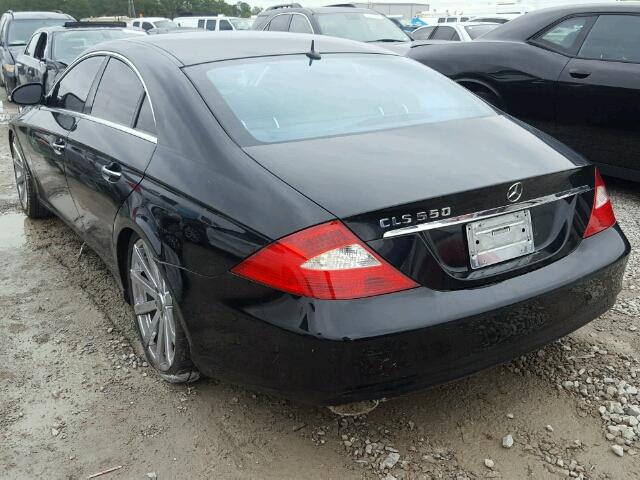 WDDDJ75X96A074460 - 2006 MERCEDES-BENZ CLS 500C BLACK photo 3