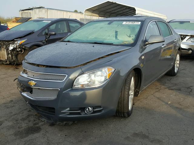 1G1ZK577584212827 - 2008 CHEVROLET MALIBU LTZ CHARCOAL photo 2